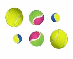Various Tennis Balls