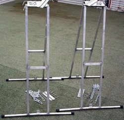 Adjustable Aluminum Dog Walk Bases & Hardware