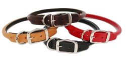 Deluxe Round Leather Collar