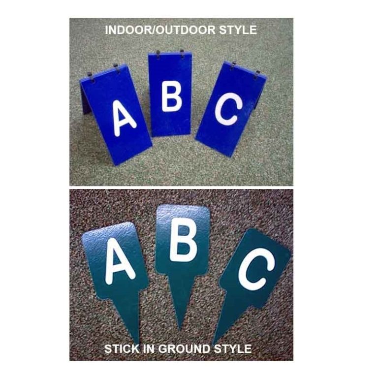 A,B,C, Obstacle Markers