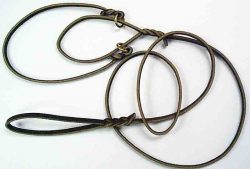 Leather Martingale Show Leads