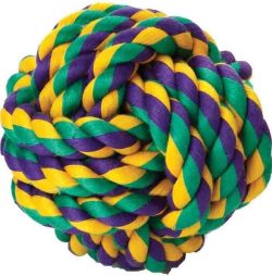 Multipet Nuts for Knots Ball Dog Toy