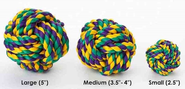 Multipet Nuts for Knots Ball Dog Toy