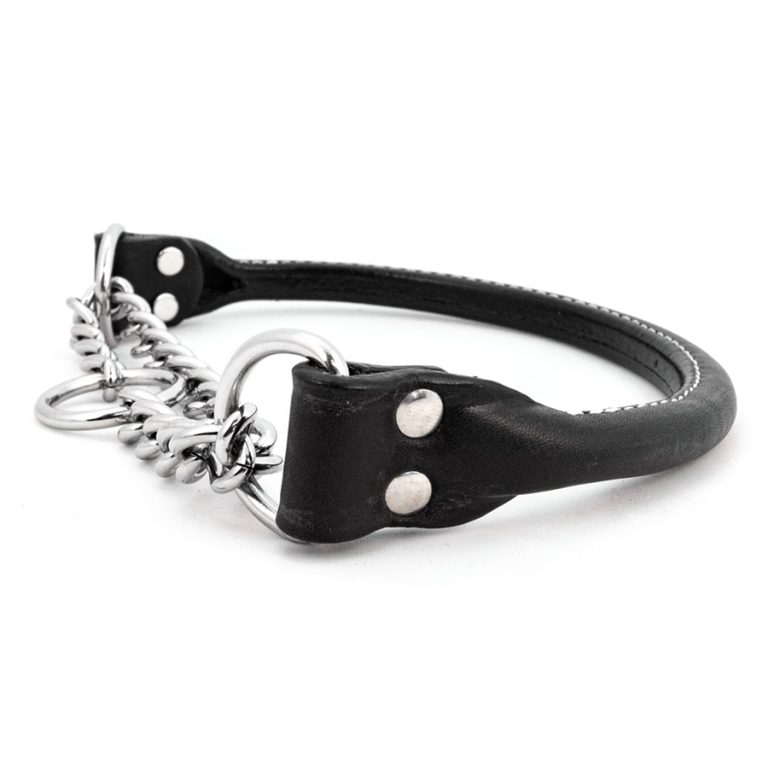 Martingale Rolled Leather Collar