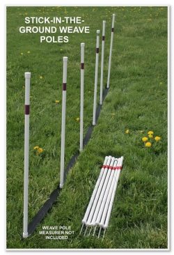 Stick-in-the-Ground Weave Poles